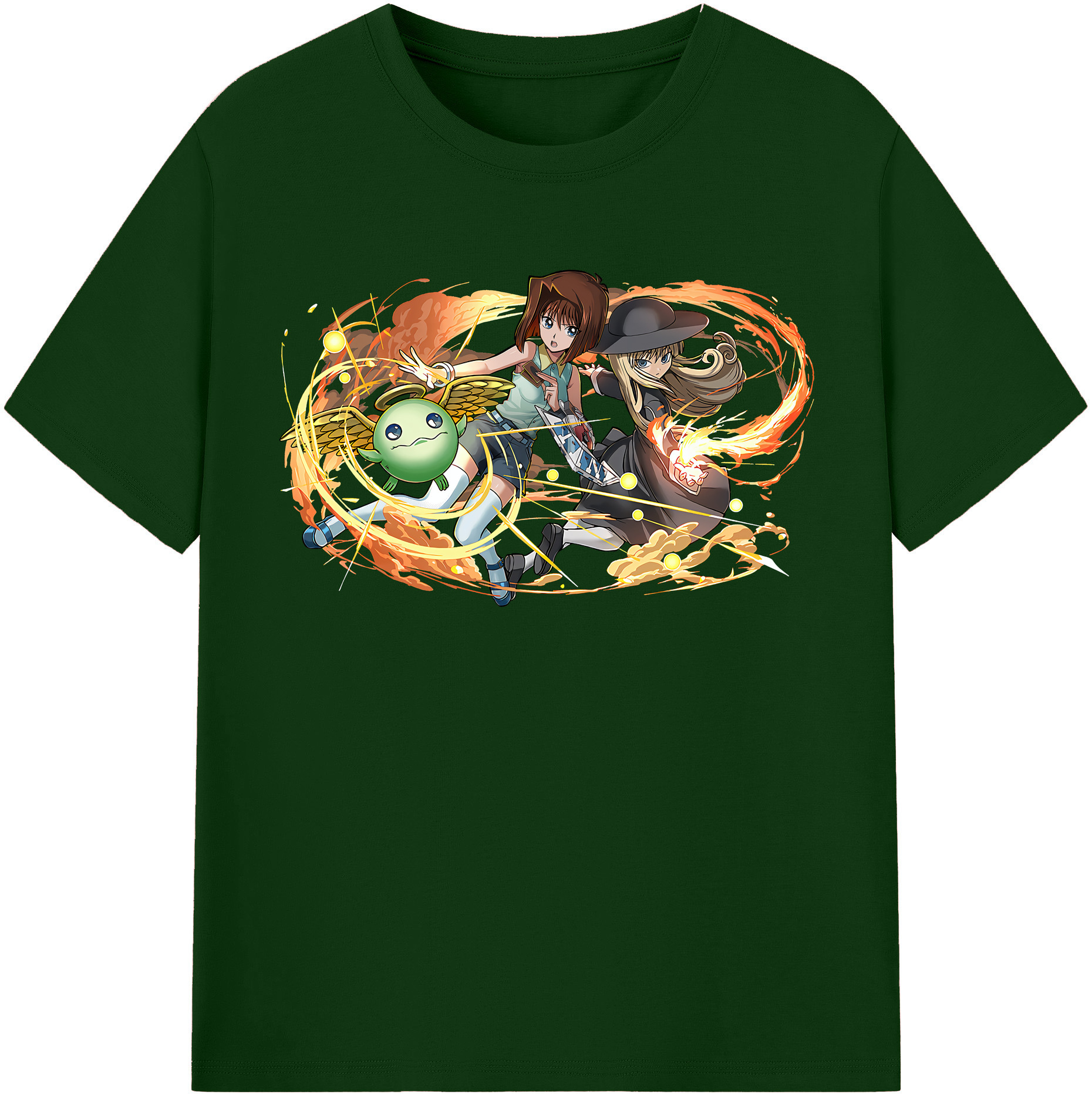 （画像用） 遊☆戯☆王 Yu-Gi-Oh! 綿100％半袖Tシャツ（フロントプリント）